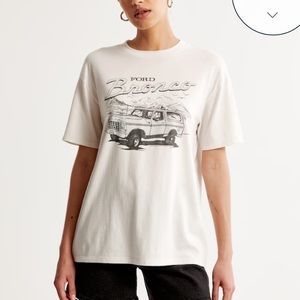 Abercrombie Oversized Boyfriend Ford Bronco Graphic Tee